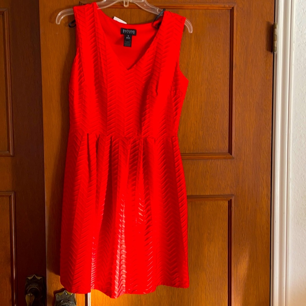 Red formal dress